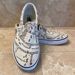 Vans Harry Potter Marauder Map Men’s 7 Women’s 8.5